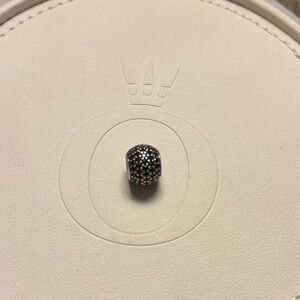 Pandora Black and Silver Beaded Charm